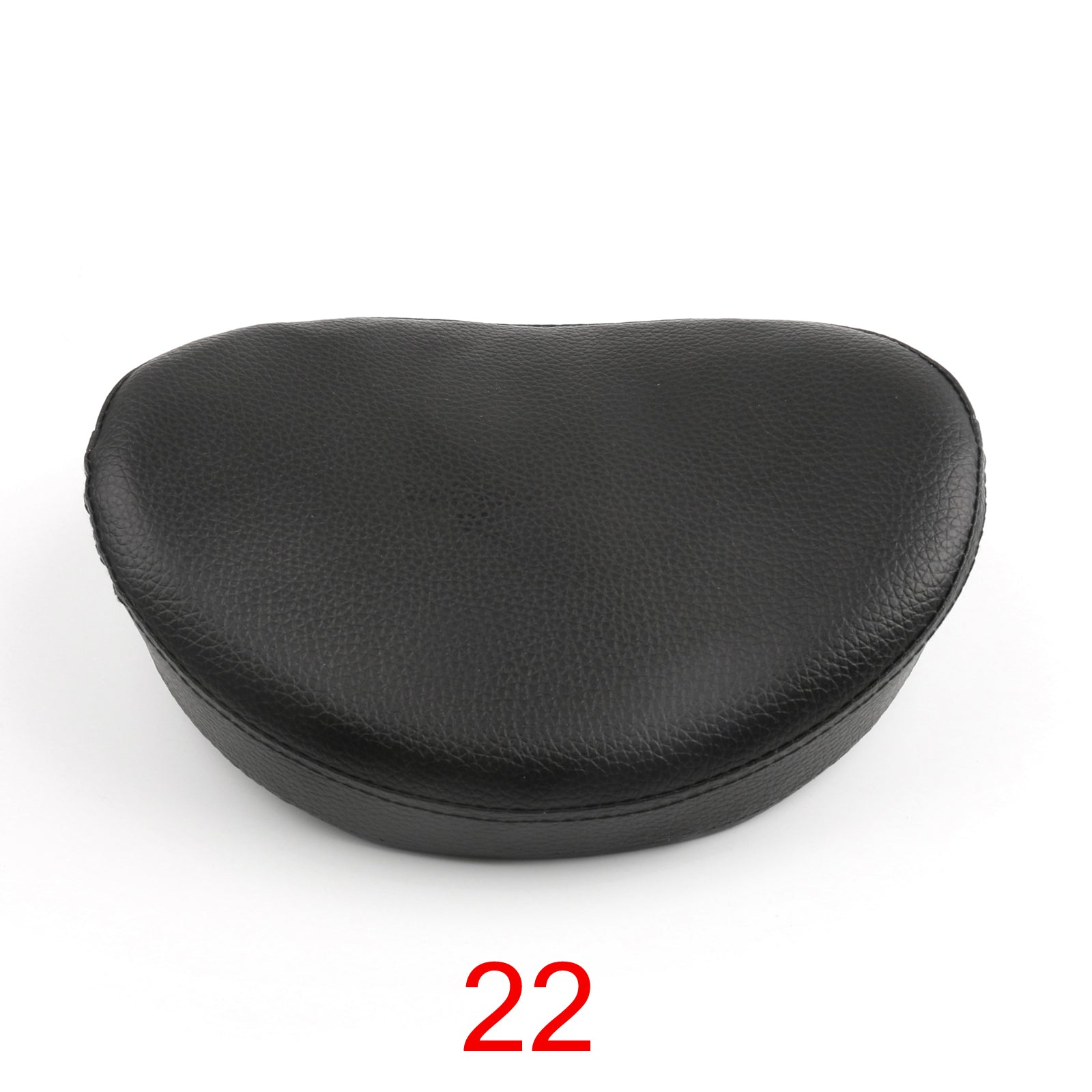 Universal Backrest Cushion Pad for Honda Kawasaki Suzuki Touring Yamaha Black