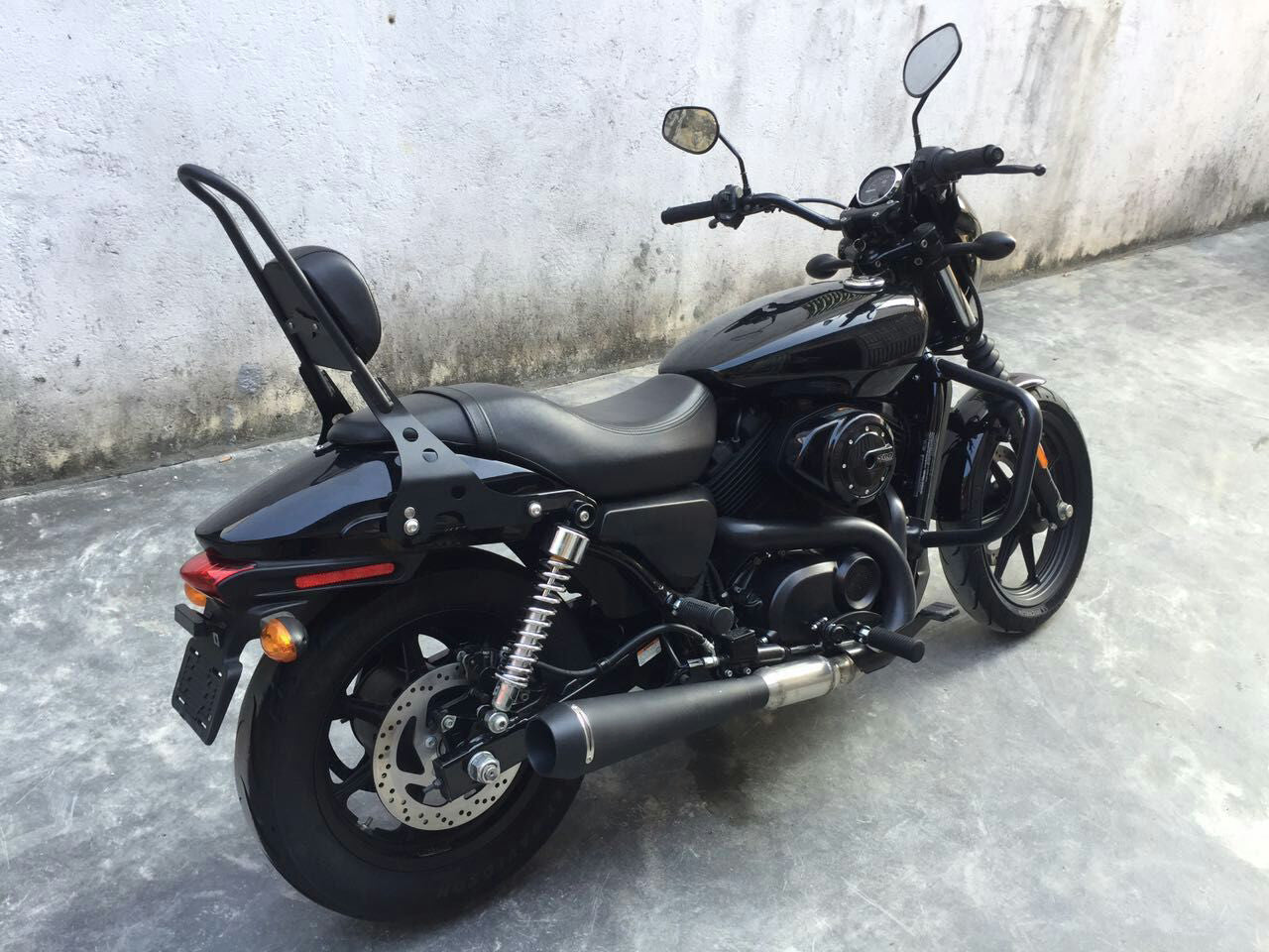 مسند ظهر لمقعد رف الأمتعة من سيسي بار لـ 2015-18 Street 500 750 XG500 XG750 Generic