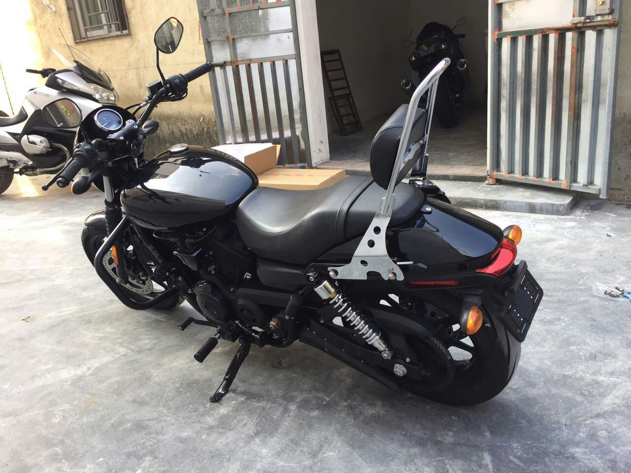 مسند ظهر لمقعد رف الأمتعة من سيسي بار لـ 2015-18 Street 500 750 XG500 XG750 Generic