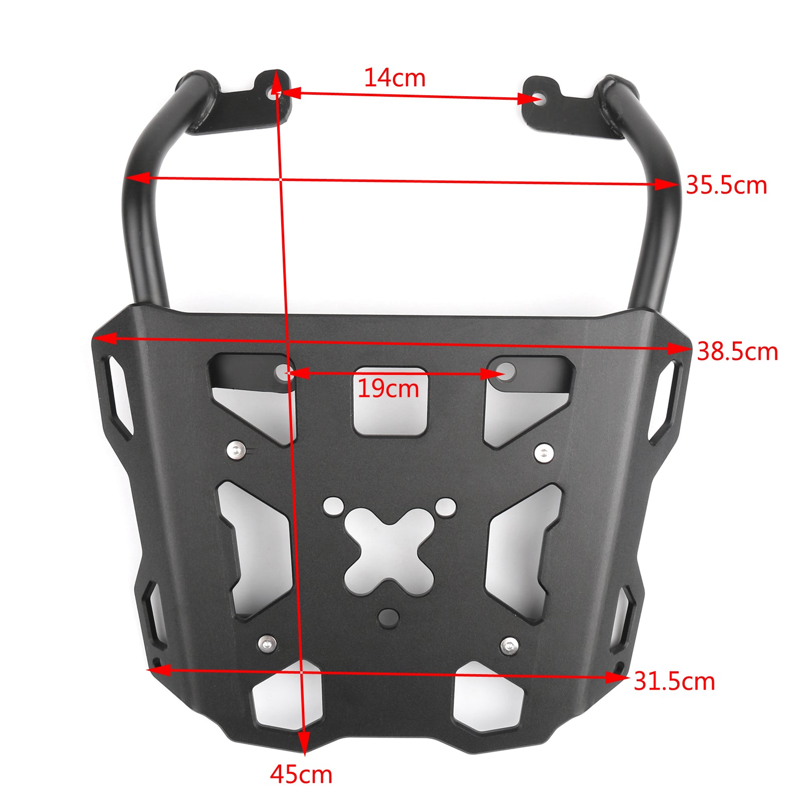 Portaequipajes trasero para Yamaha FJ MT-09 Tracer 2015-16 Genérico