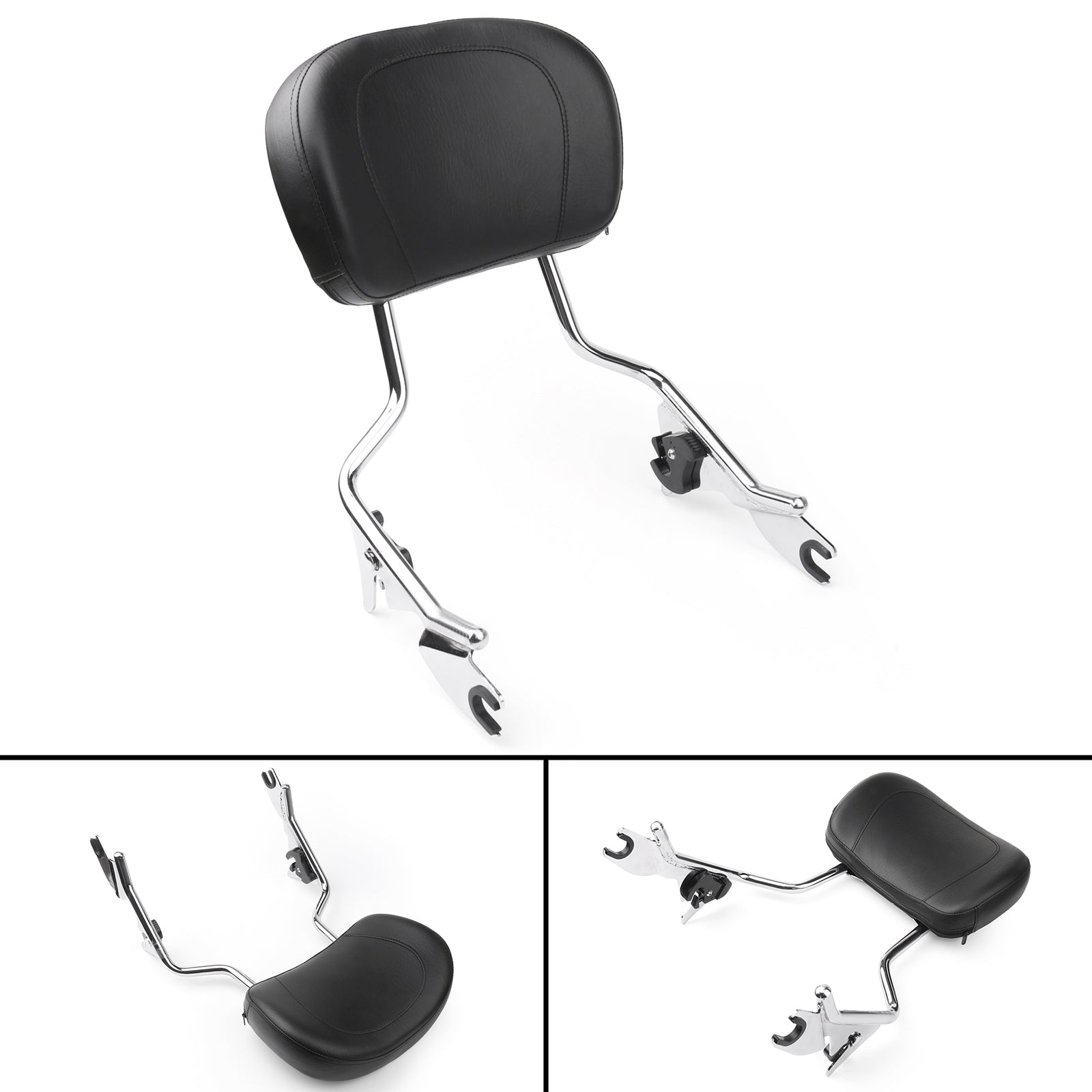 Sissy Bar Backrest Pad For Harley Electra Glide FLHT Road King FLHR (09-14)