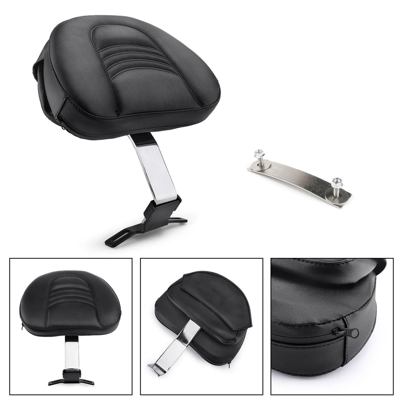 Motorcycle Driver Rider Backrest Kit For Fatboy Heritage Softail Models 2007-17 Generic