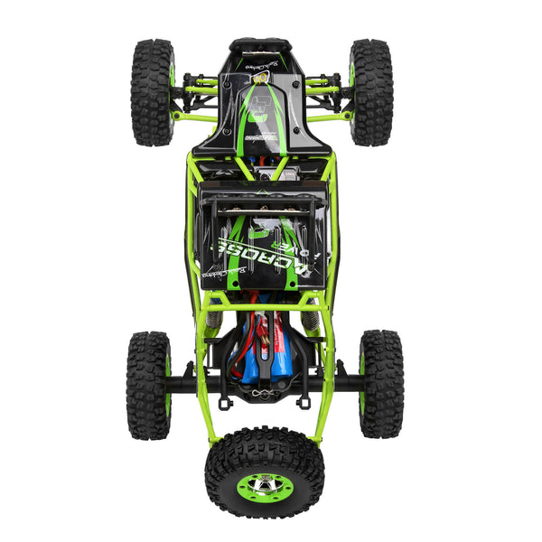 RC Car Electric Brushed Crawler RTR Auto Gift Wltoys 12428 Escala 1/12 2.4G 4WD Verde