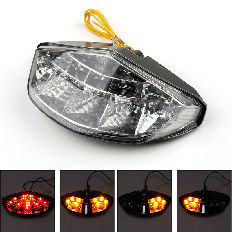 Integrated LED Tail Light Turn signals For DUCATI Monster 696 795 796 11 Clear
