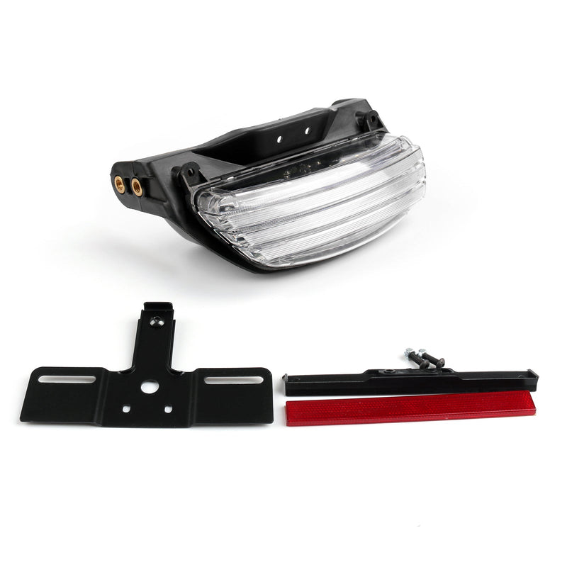 Tri-Bar Fender LED Tail Light + Bracket For Harley Softail FXST FXSTB FXSTC Generic