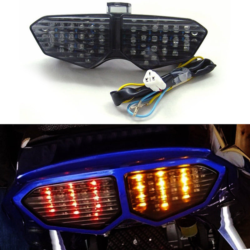 Integrated LED TailLight Turn Signals For Yamaha YZF R6 03-05 YZF R6S 2006-2008 Generic