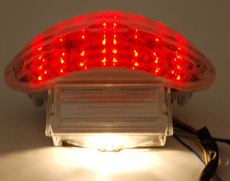 Luz trasera LED integrada para Suzuki GSXR1300 (99-07) Katana 600/750 2 colores genéricos