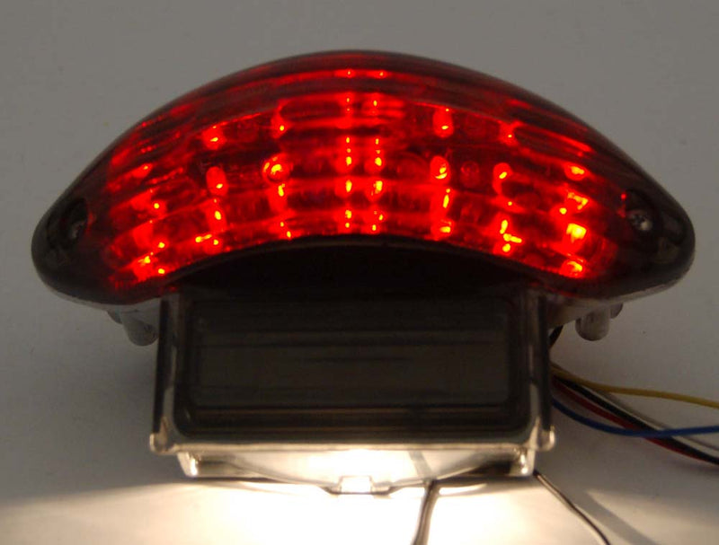 Luz trasera LED integrada para Suzuki GSXR1300 (99-07) Katana 600/750 2 colores genéricos