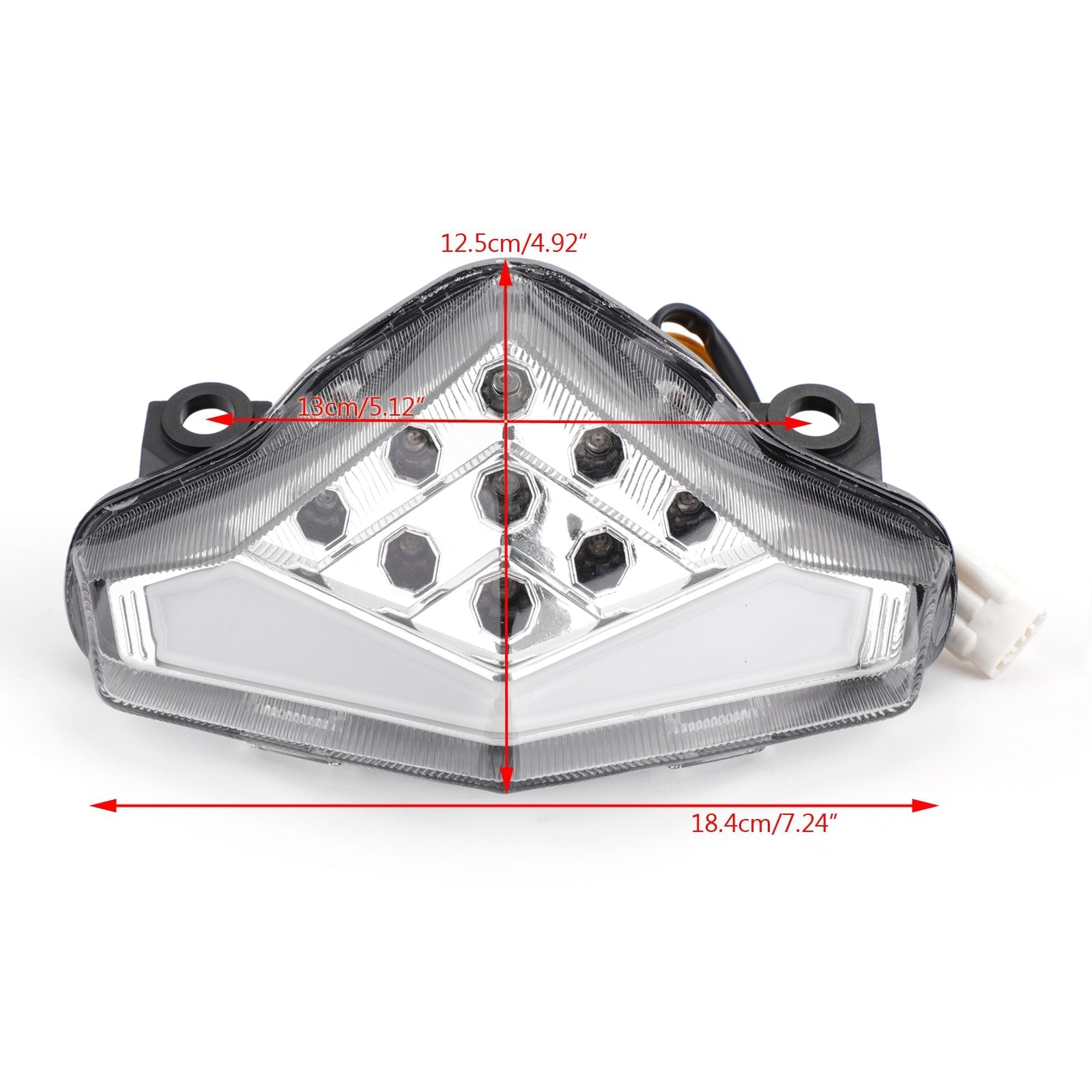 إشارات الانعطاف الخلفية LED المتكاملة لـ Kawasaki ER-6 N/F (12-2014) لونين عام