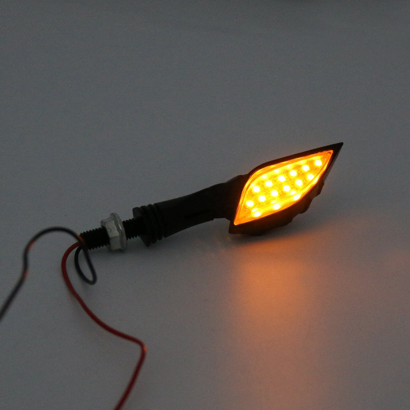 Universal Black Skeleton Hand LED Señales de giro Indicador intermitente 3 colores Genérico
