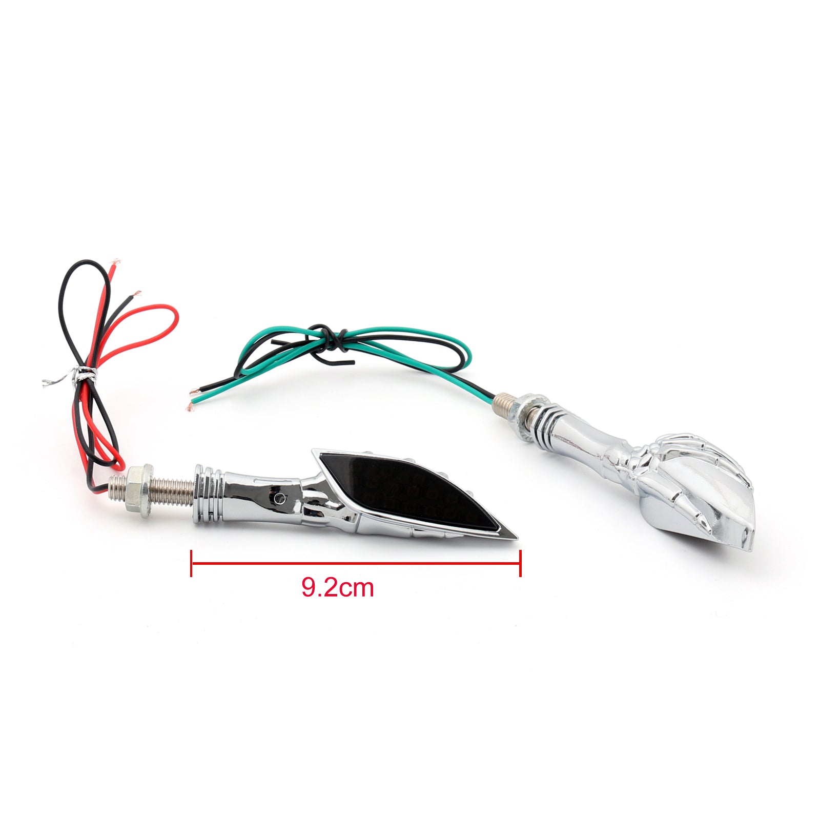 Universal Skeleton Hand LED Turn Signals Blinker Indicator 3 Color Generic