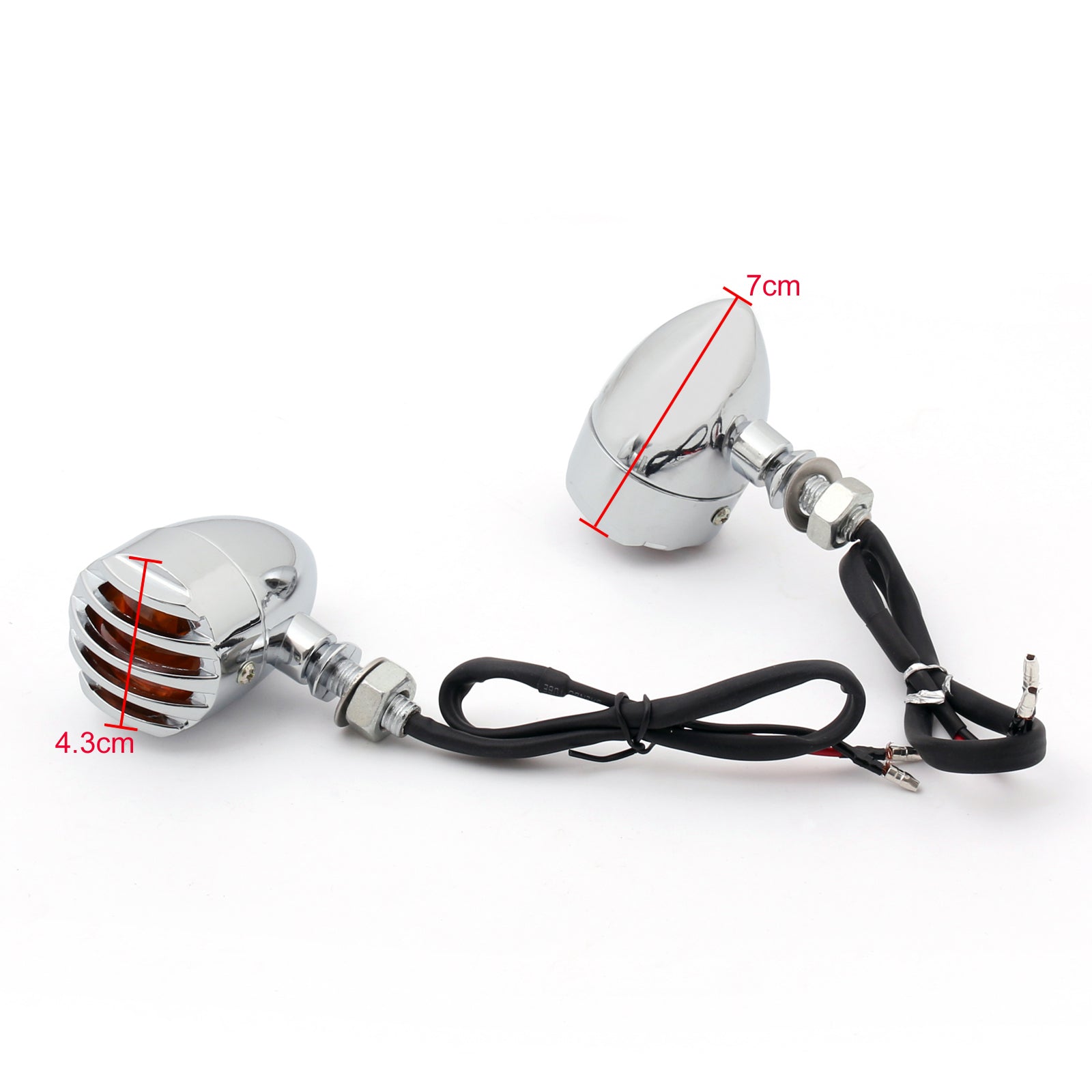 Turn Signal Blinker Indicator For Harley Chopper Sportster Dyna Softail 2 Color Generic