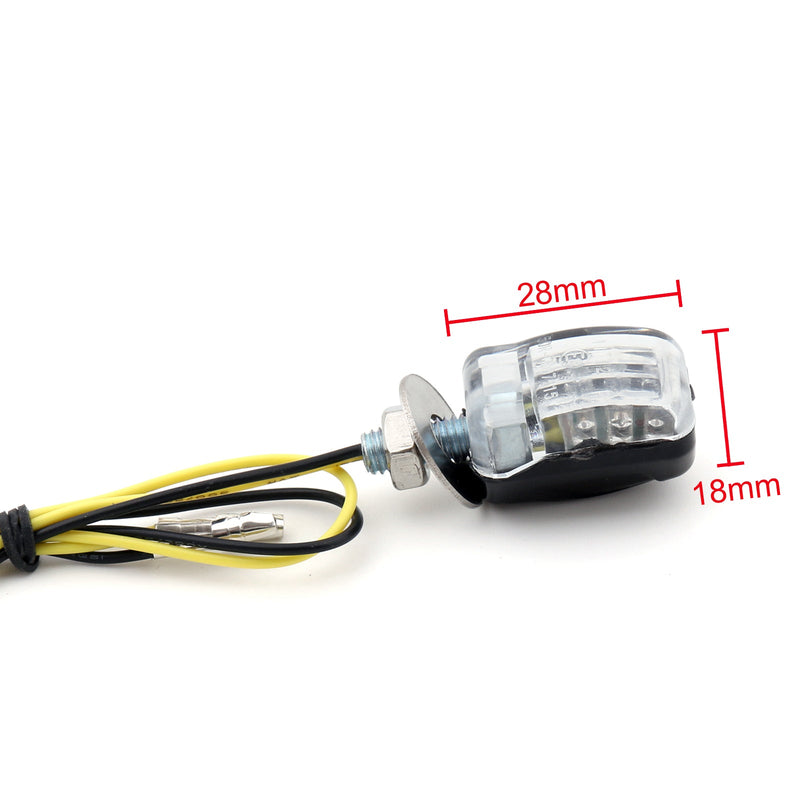 LED Micro Mini Tiny Pequeños indicadores Señales de giro Motocicleta Moto Genérico