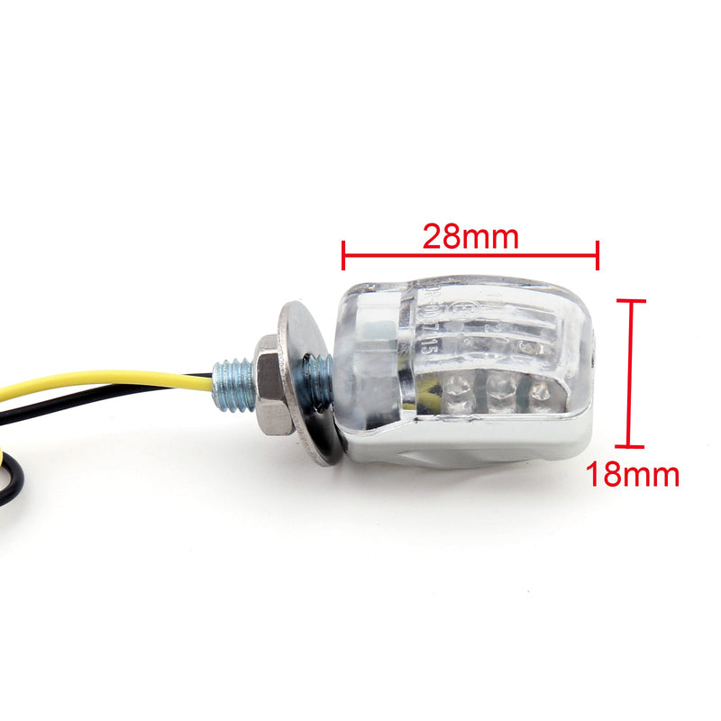 LED Micro Mini Tiny Pequeños indicadores Señales de giro Motocicleta Moto Genérico