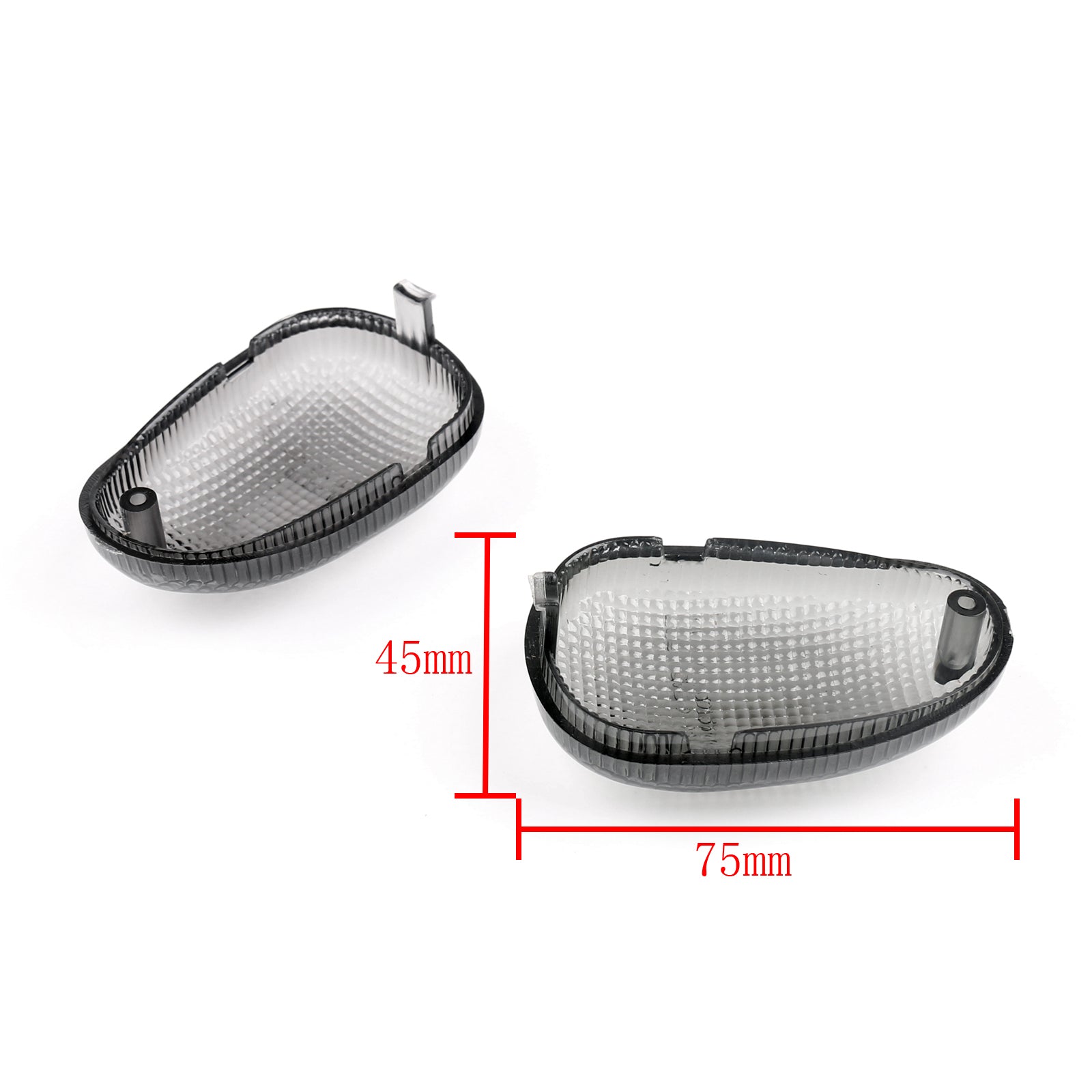 Front Turn Signals Light Lenses For Aprilia Tuono 2002-2004 Mille (2001-2004) Generic