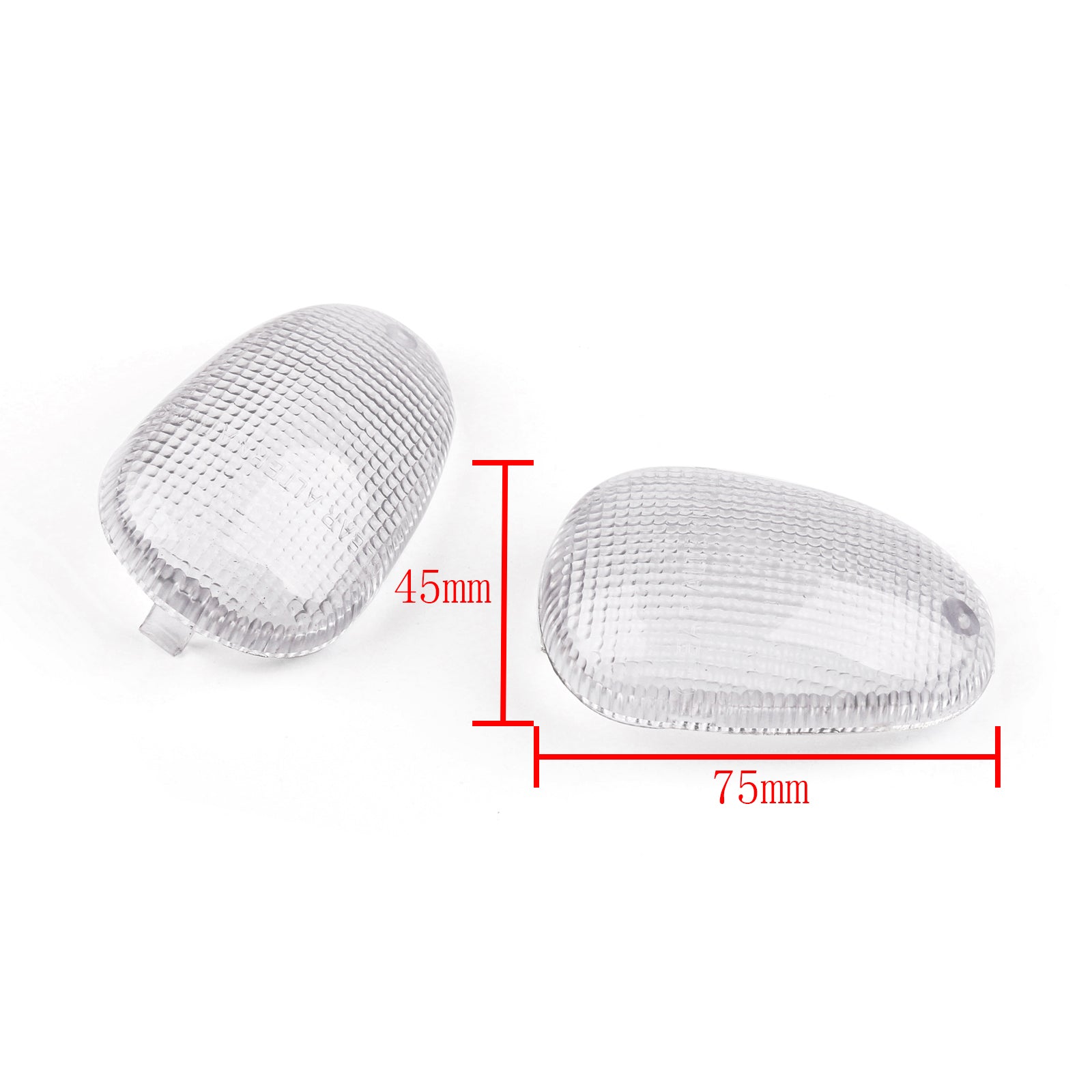 Front Turn Signals Light Lenses For Aprilia Tuono 2002-2004 Mille (2001-2004) Generic