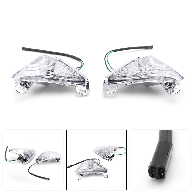 Front Turn Signals lens for Kawasaki ZX14R ZX10R ZX636/ZX6R Ninja 650F Concours