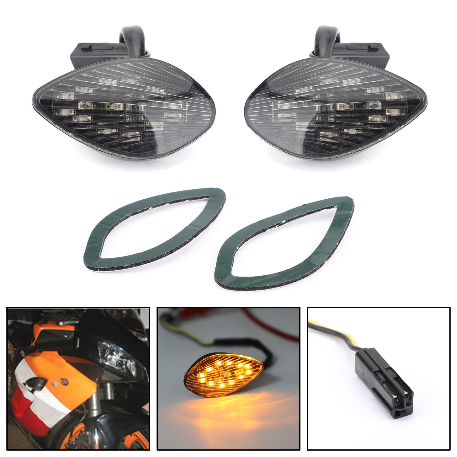 Turn Signals For Honda CBR 1000 RR Flush Mount (2004-2005) Generic