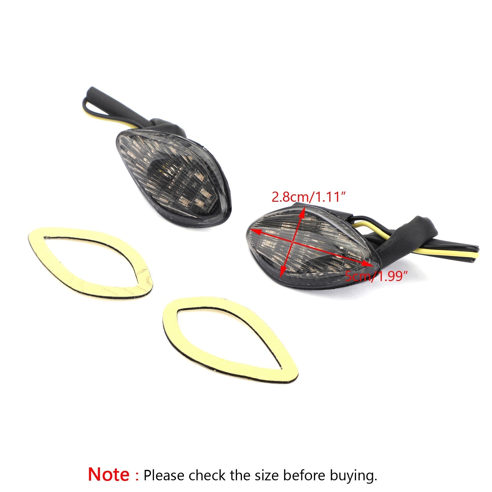 Turn Signals For Honda CBR 600 F3/F4/F4i CBR 600 1000 RR CB 919, 2 Color Generic