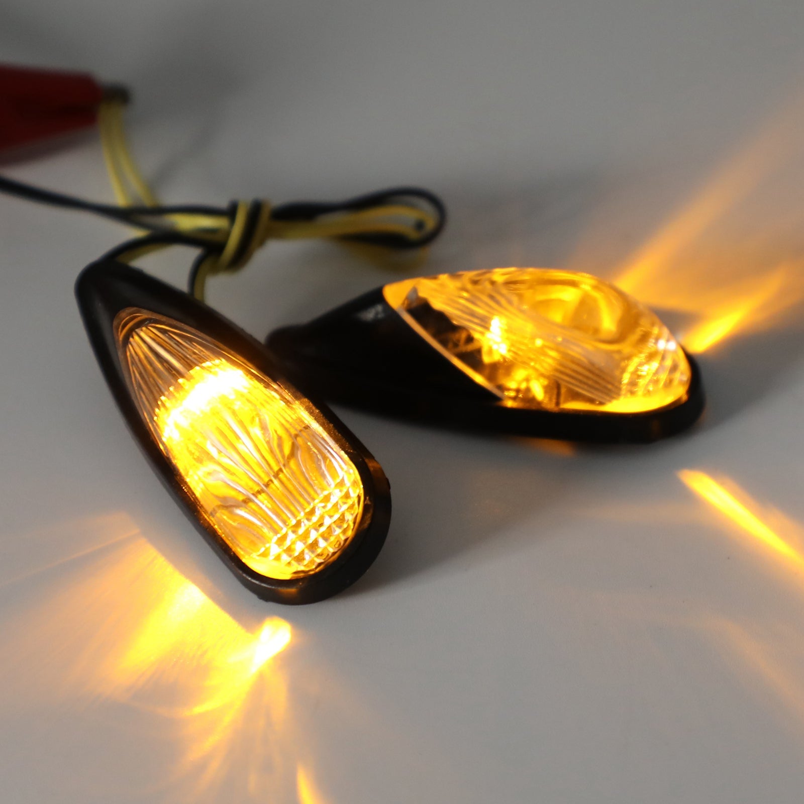 Flush Mount LED Euro Rear Turn Signals for Honda CBR 600 900 929 1000 RR Generic