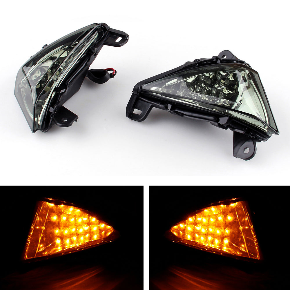 Front LED Turn Signals Blinker Indicator For Kawasaki Z750 Z1000 (07-2009) Generic