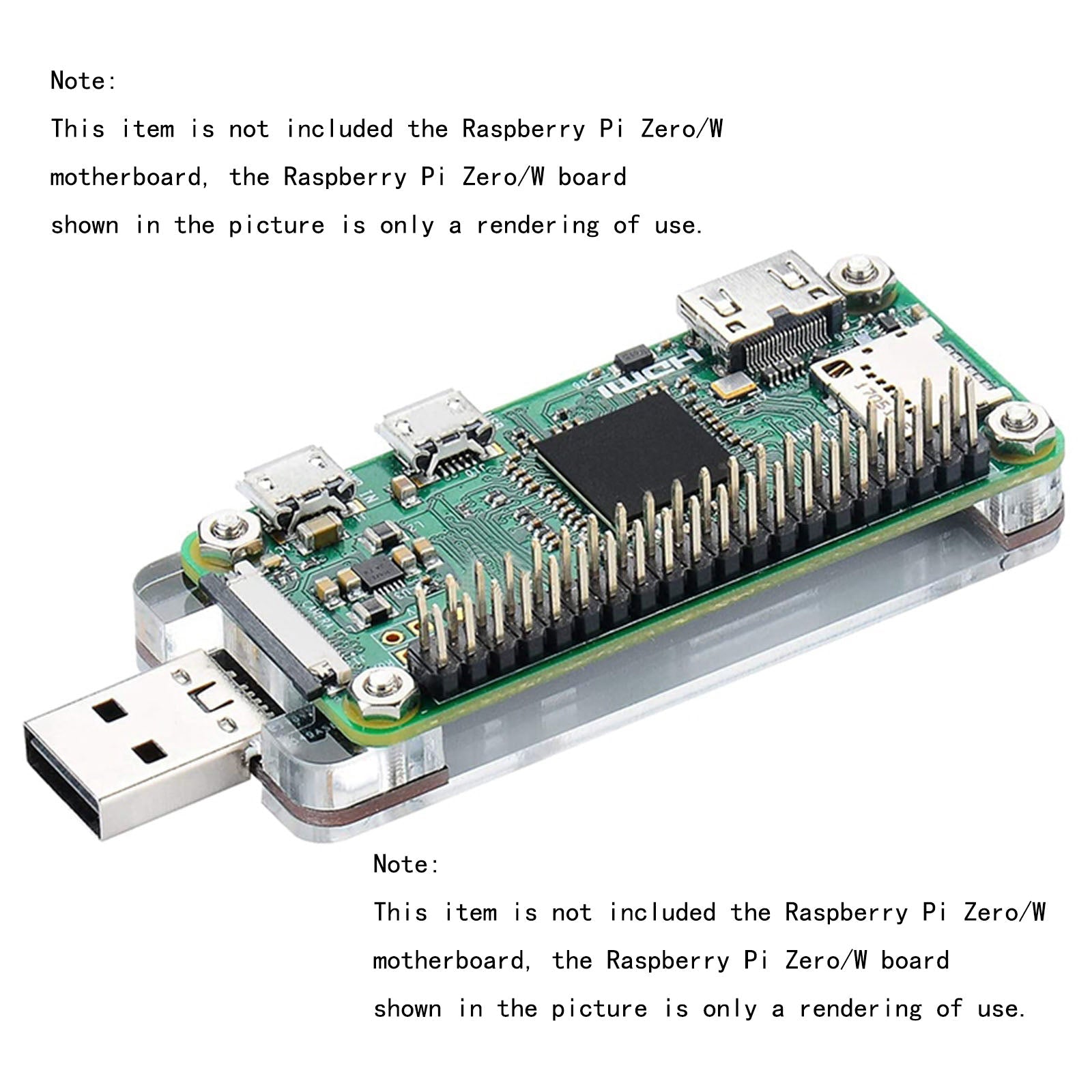 USB Dongle Module Connector for Raspberry Pi Zero / W / WHE Expansion Board