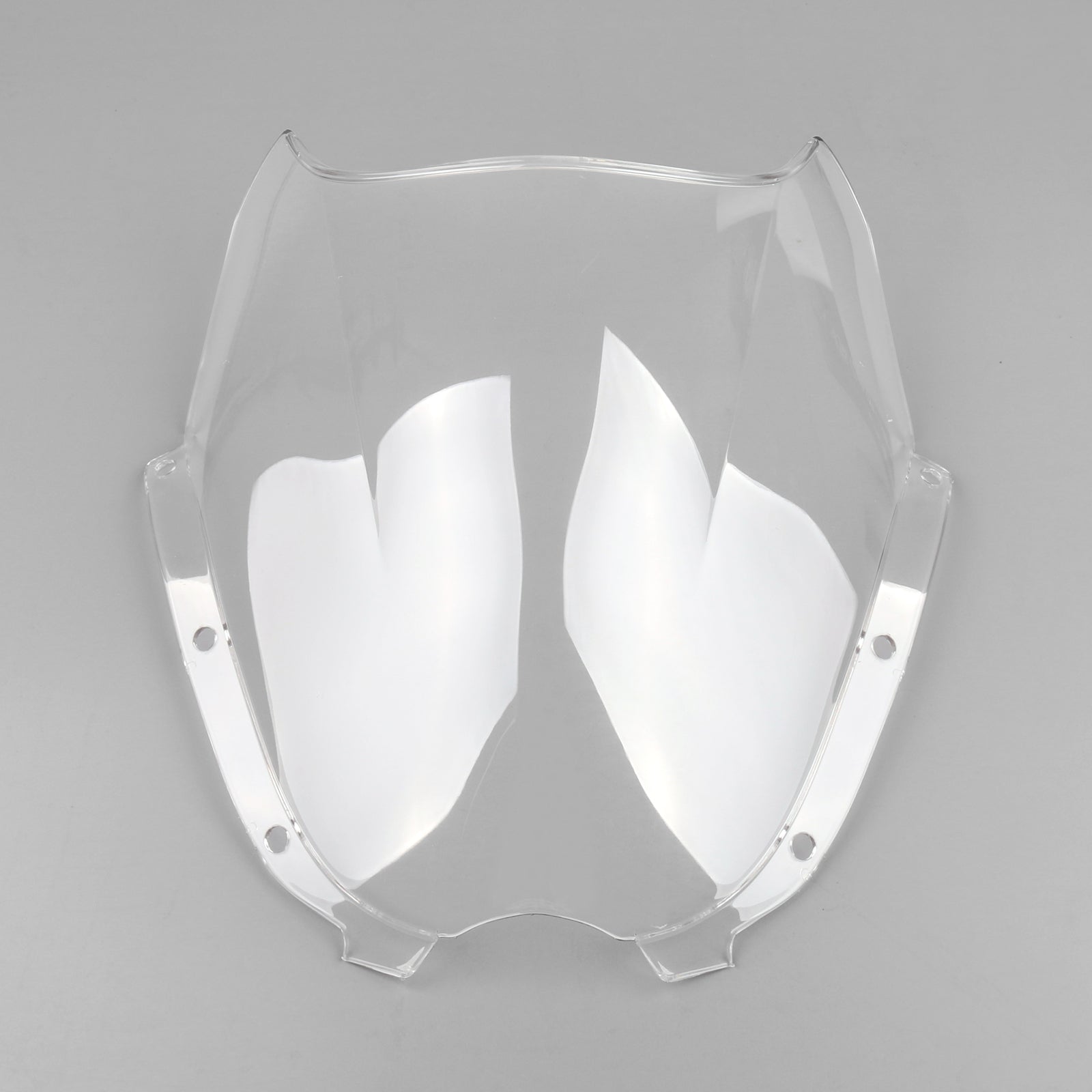 Windshield WindScreen Double Bubble For Hyosung GT125 GT25R GT65R Chrome