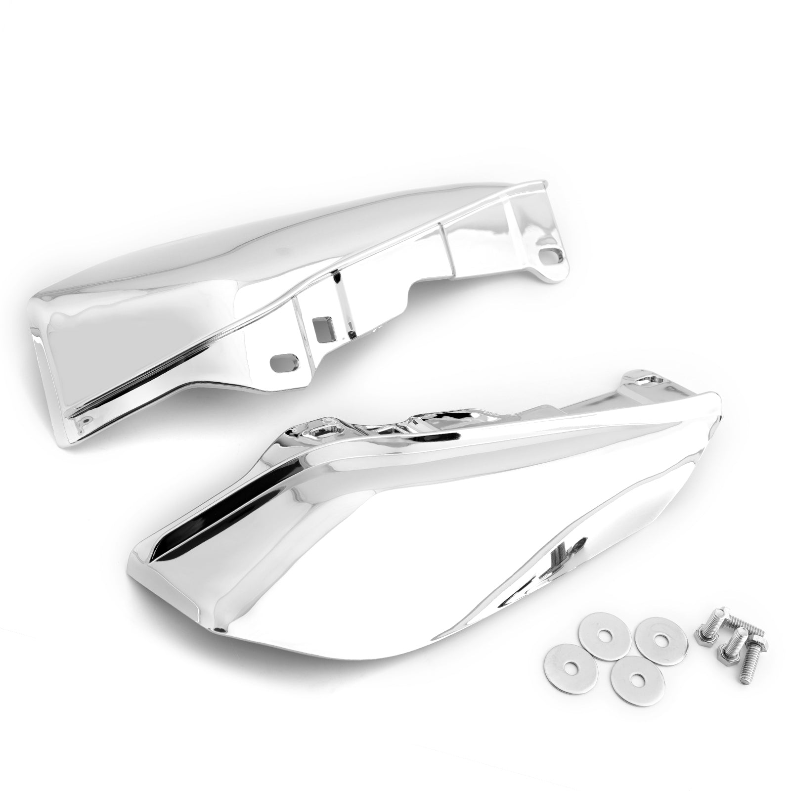 Mid-Frame Air Heat Deflector Trim Accents Shield For Harley Touring Street Glide, 2 Colors Generic