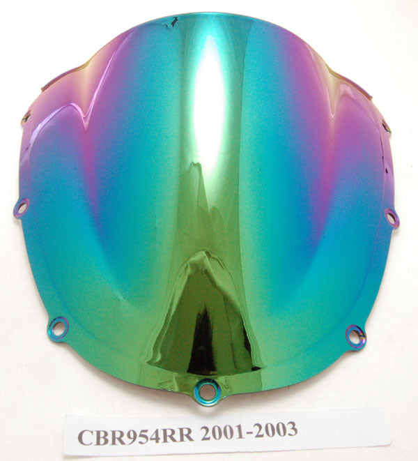 فقاعة مزدوجة للزجاج الأمامي لسيارة هوندا CBR954RR 2001-2003، 5 ألوان عامة