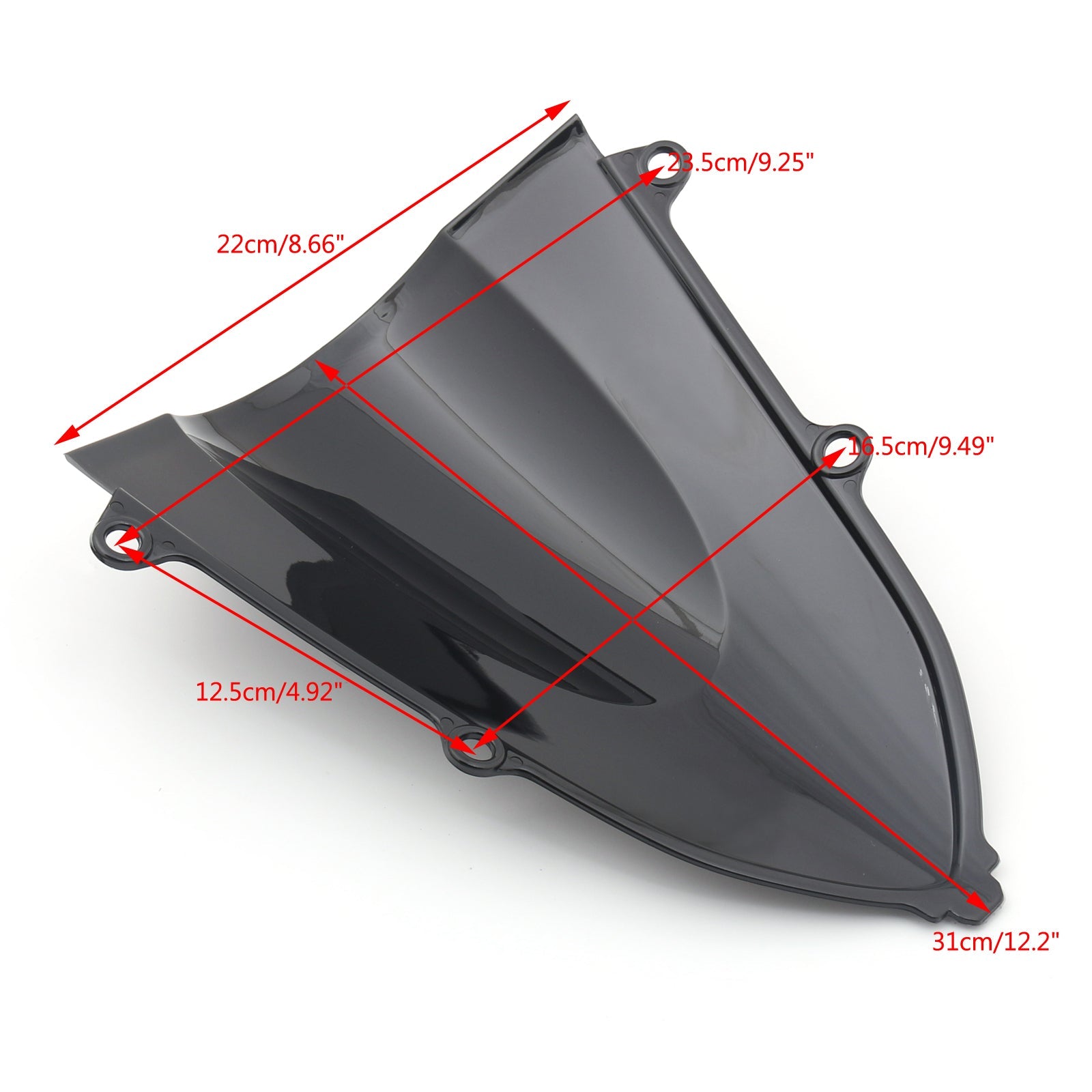 Windshield WindScreen Double Bubble For Honda CBR250RR 2017-2021 Generic