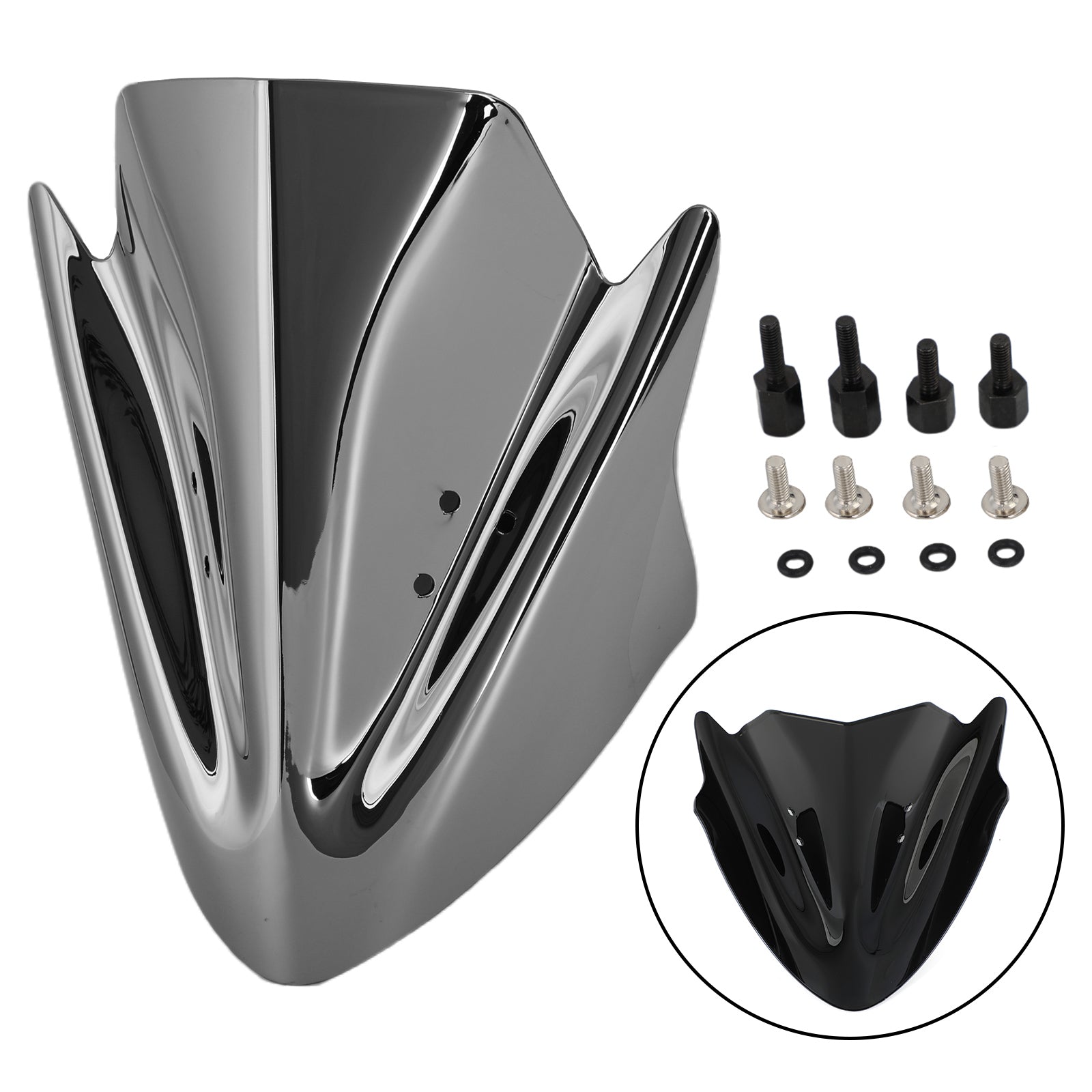 Windshield Windscreen Wind Shield Protector for Kawasaki ER6N ER-6N 2012-2016 Generic