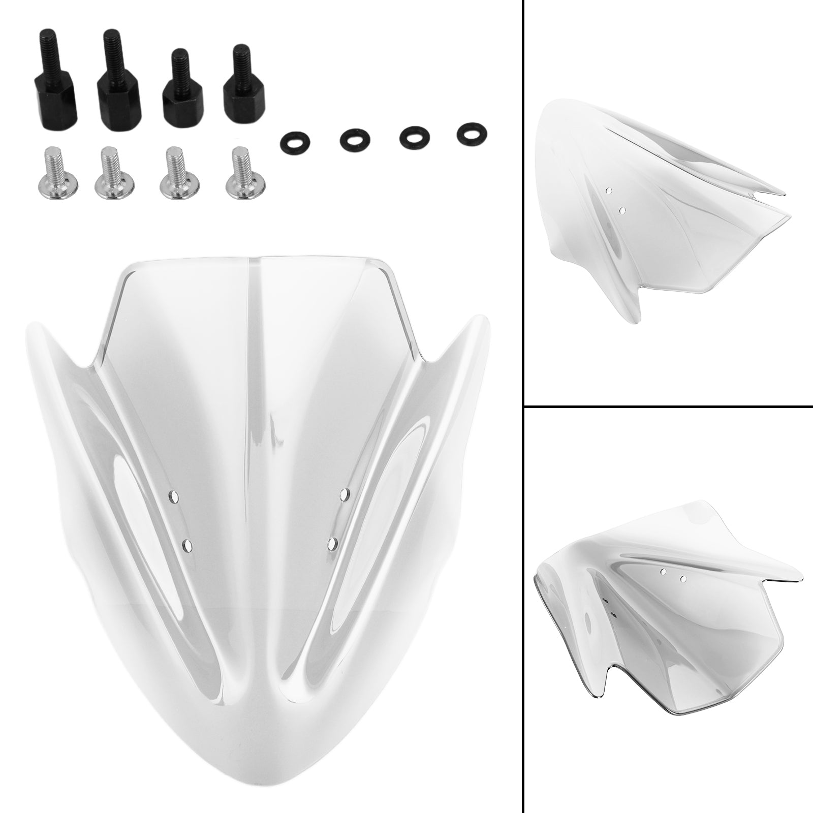 Windshield Windscreen Wind Shield Protector for Kawasaki ER6N ER-6N 2012-2016 Generic