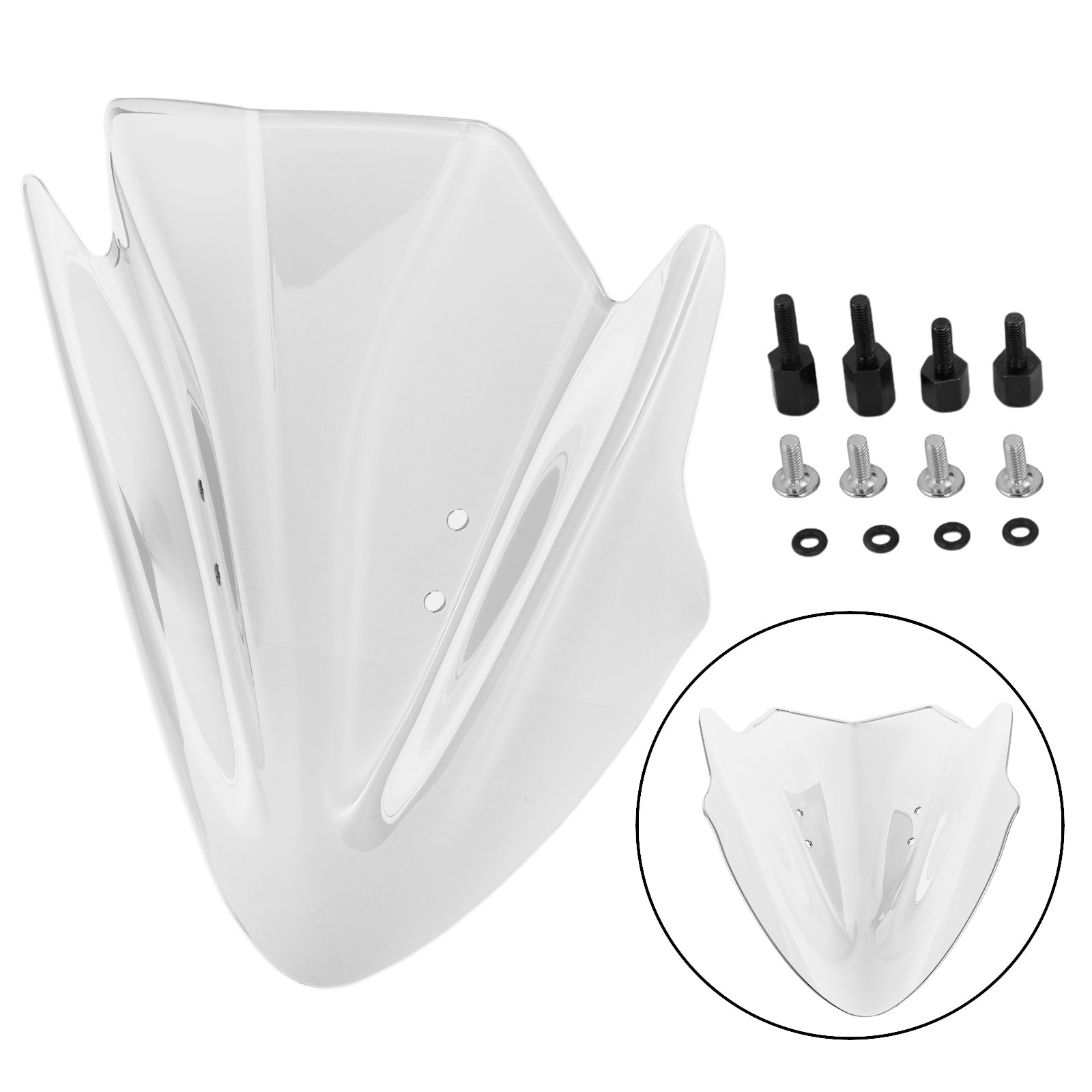 Windshield Windscreen Wind Shield Protector for Kawasaki ER6N ER-6N 2012-2016 Generic