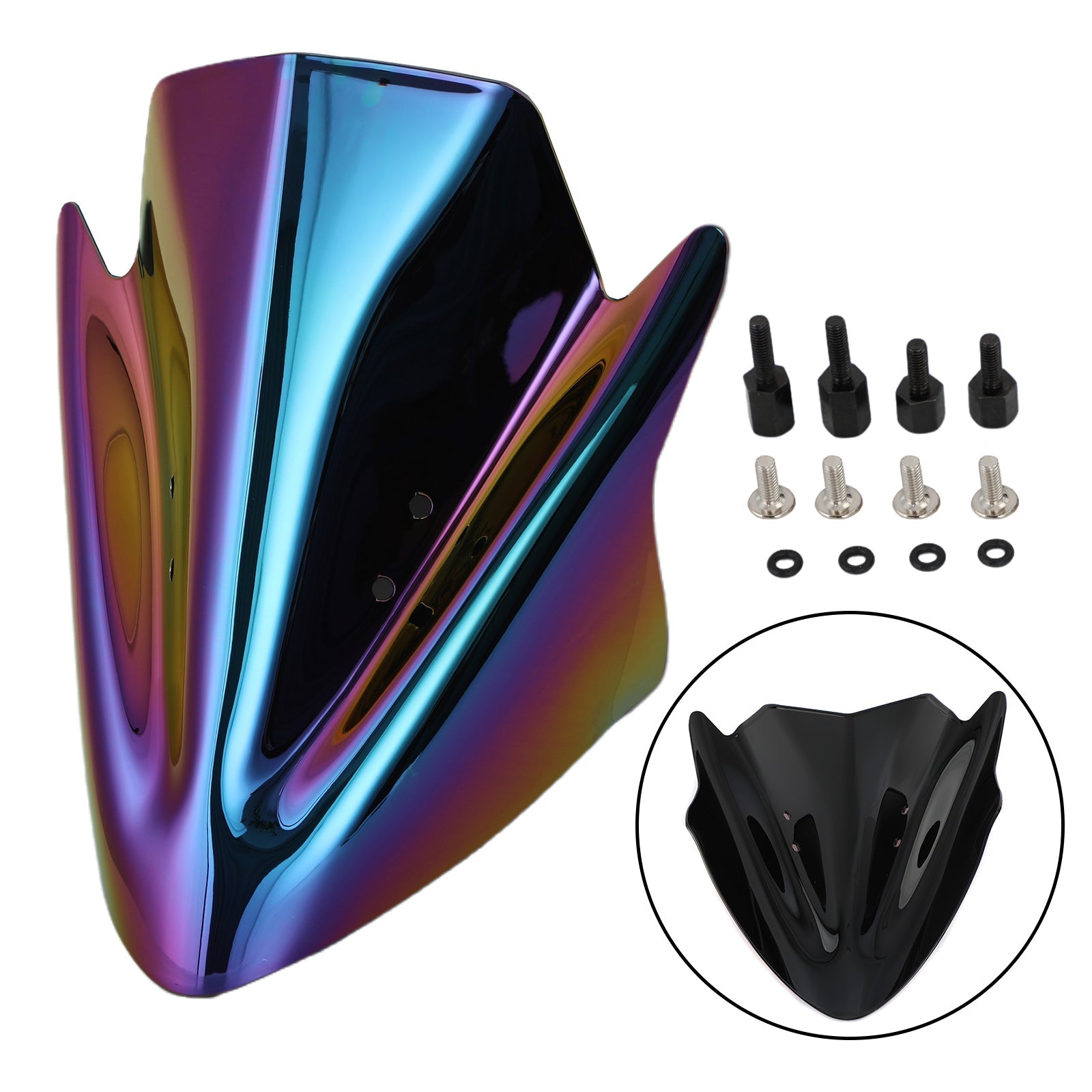 Windshield Windscreen Wind Shield Protector for Kawasaki ER6N ER-6N 2012-2016 Generic