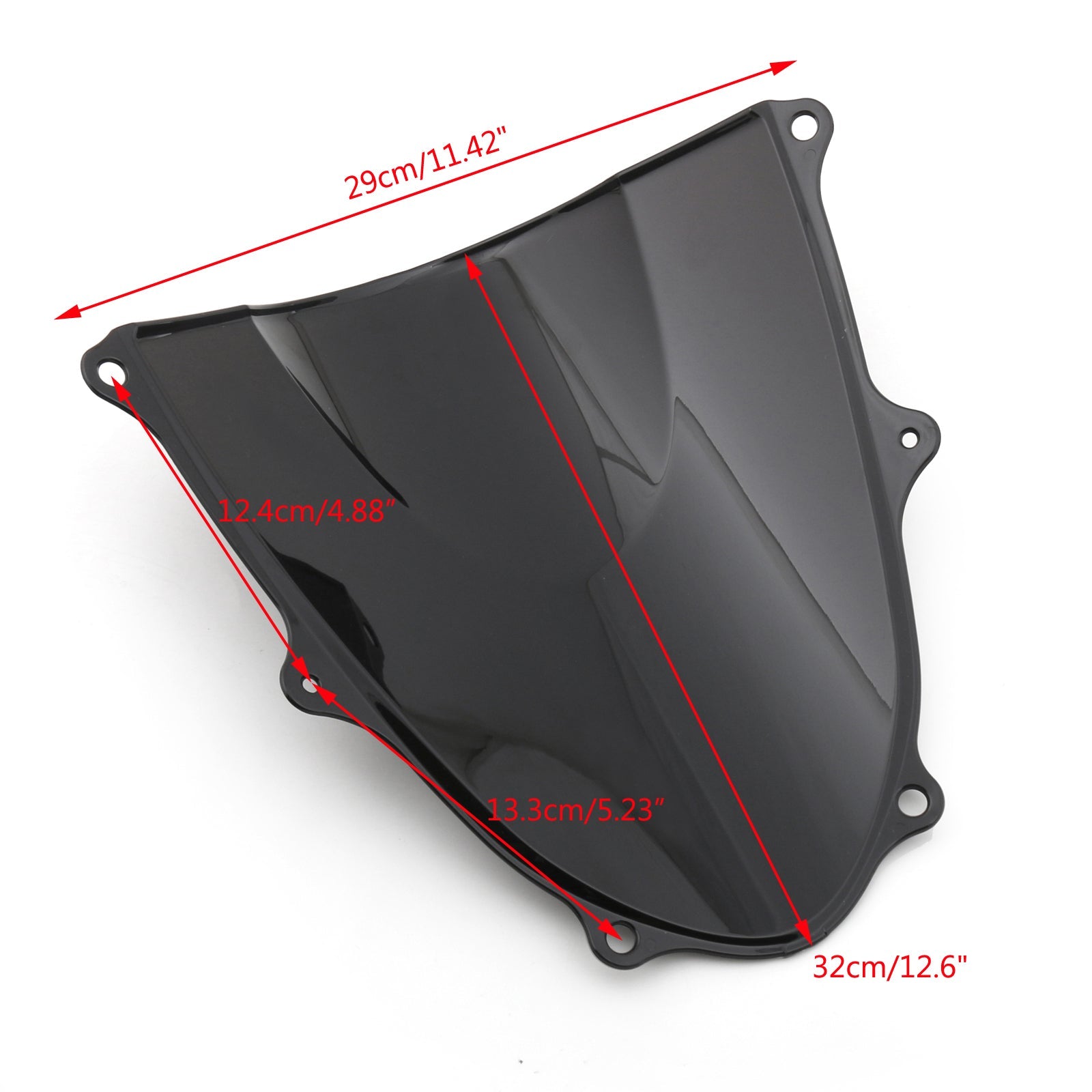 Windshield WindScreen For Suzuki GSXR 1000 GSXR1000 K17 2017-2022 Black Generic