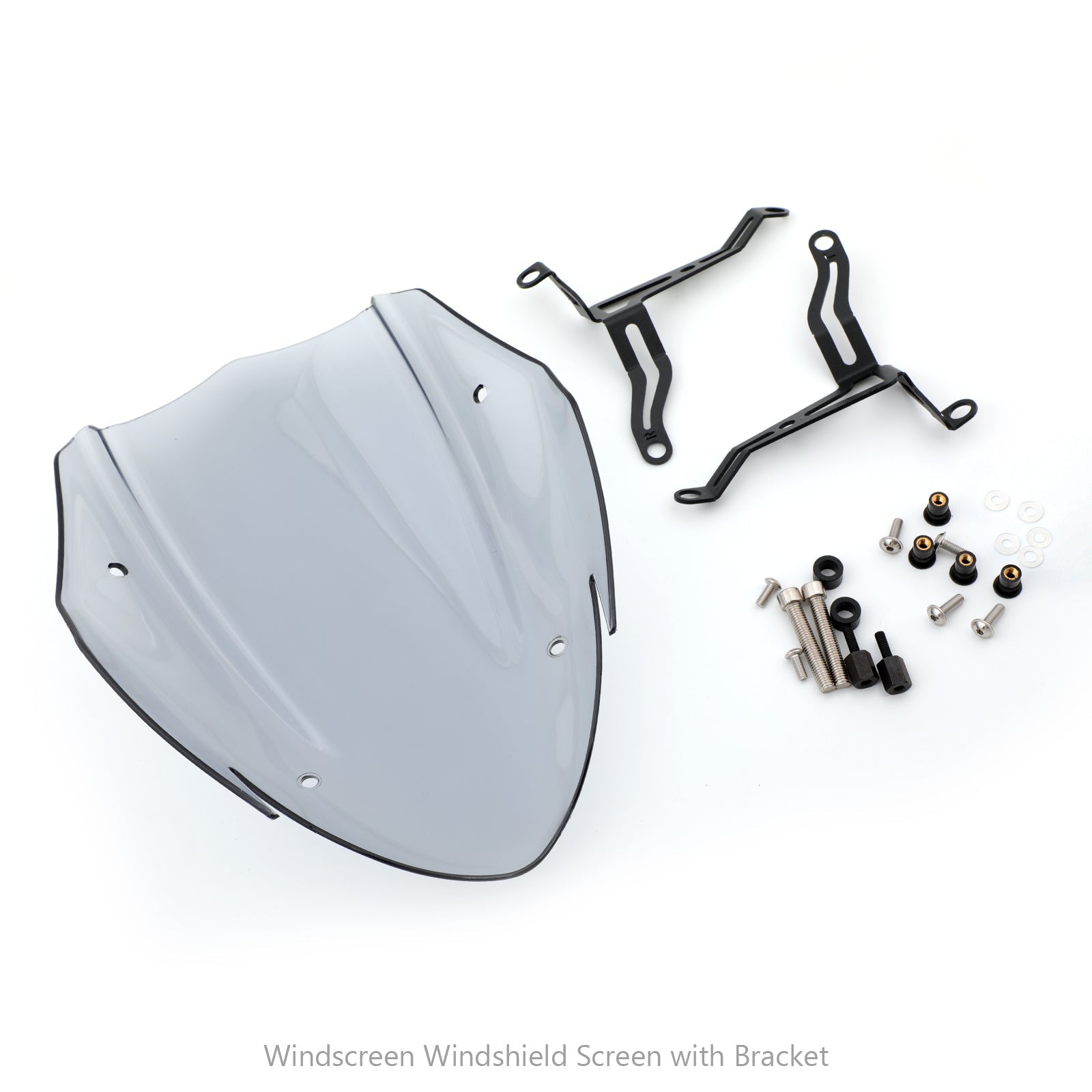 ABS Windscreen Windshield Screen with Bracket For Suzuki GSX-S 750 2017 Generic