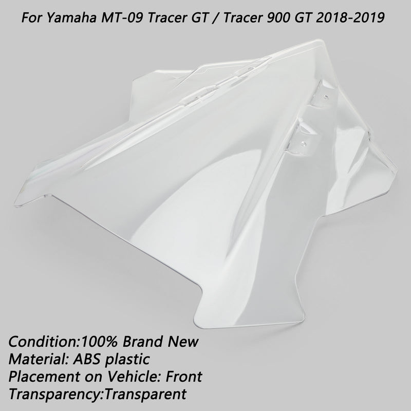 Parabrisas de motocicleta para Yamaha MT-09 Tracer GT Tracer 900 GT 18-20 genérico 