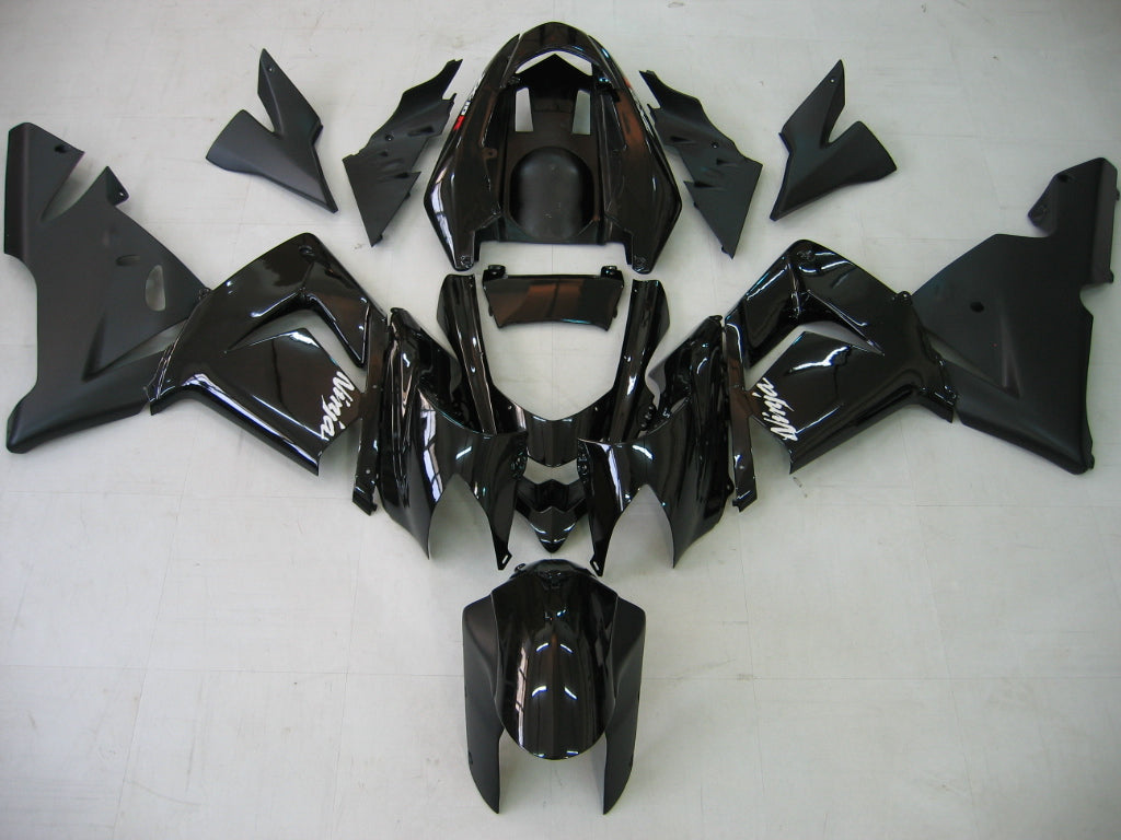 Fairings 2004-2005 Kawasaki ZX 10R All Black Ninja  Generic