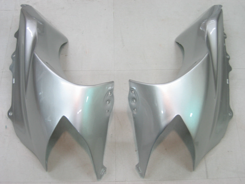 Fairings 2004-2005 Kawasaki ZX 10R Silver Black Ninja  Generic