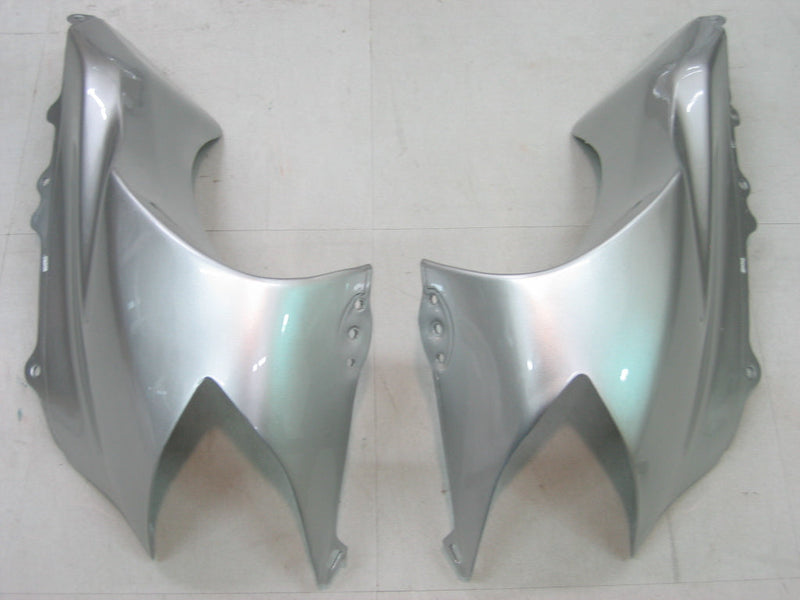 Fairings 2004-2005 Kawasaki ZX 10R Silver Black Ninja  Generic