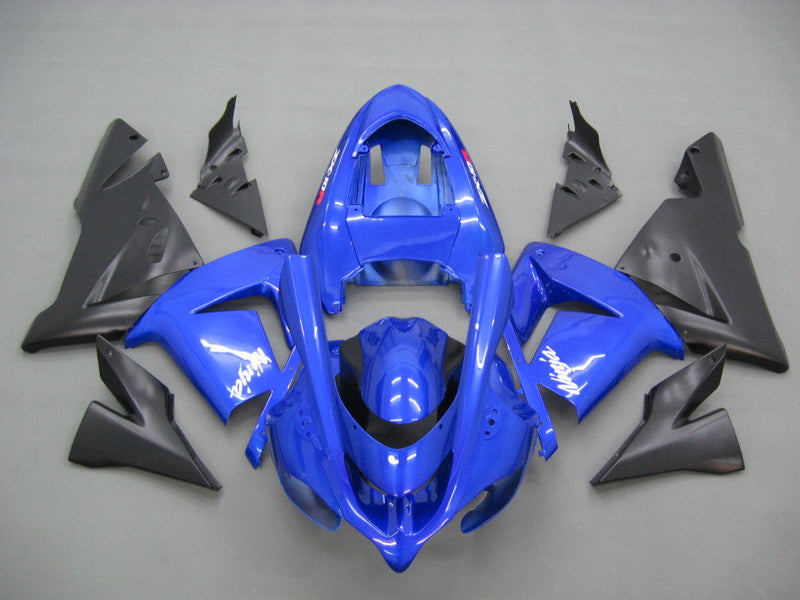 Fairings 2004-2005 Kawasaki ZX 10R أزرق أسود نينجا عام