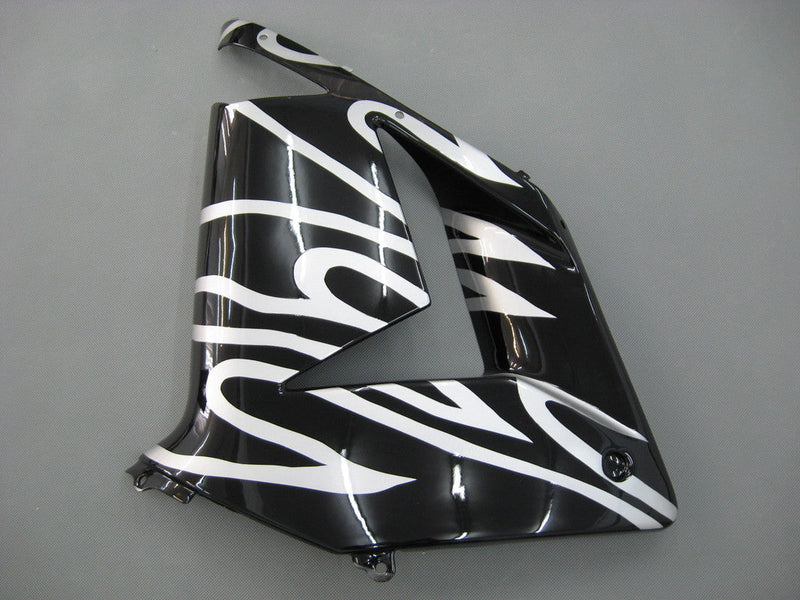 Fairings 2004-2005 Kawasaki ZX 10R Black & Silver Flame Ninja  Generic