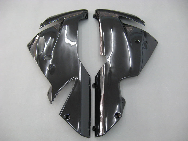 Carenados 2004-2005 Kawasaki ZX 10R Negro y Plata Flame Ninja Genérico