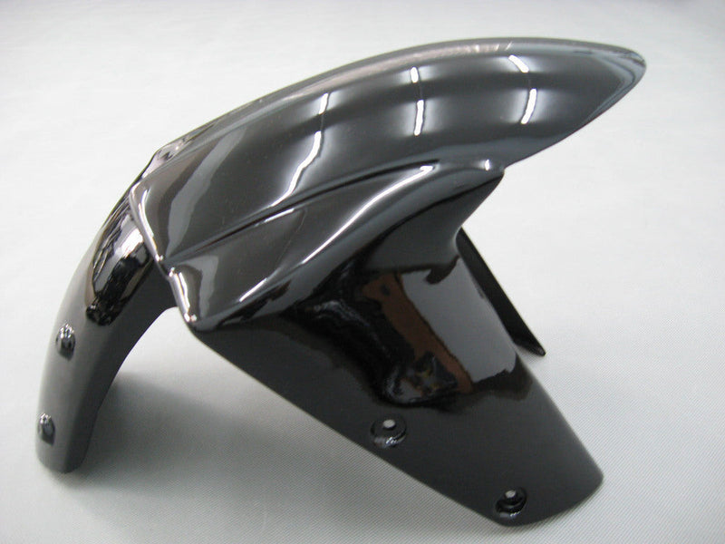 Carenados 2004-2005 Kawasaki ZX 10R Negro y Plata Flame Ninja Genérico