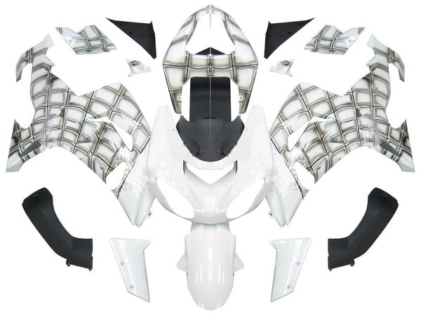 Fairings 2006-2007 Kawasaki ZX 10R White Spiderman  Generic