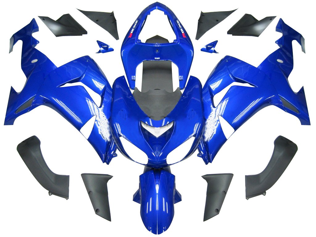 Ninja ZX10R (2006-2007) Bodywork Fairing ABS Injection Molded Plastics Set 17 Color Generic