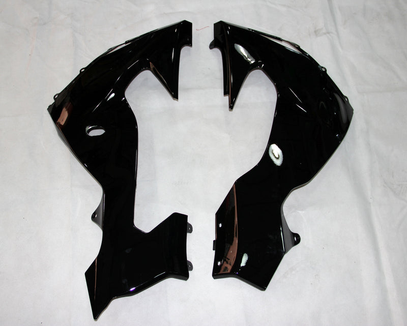 Fairings 2006-2007 Kawasaki ZX 10R Black Red Flame  Generic