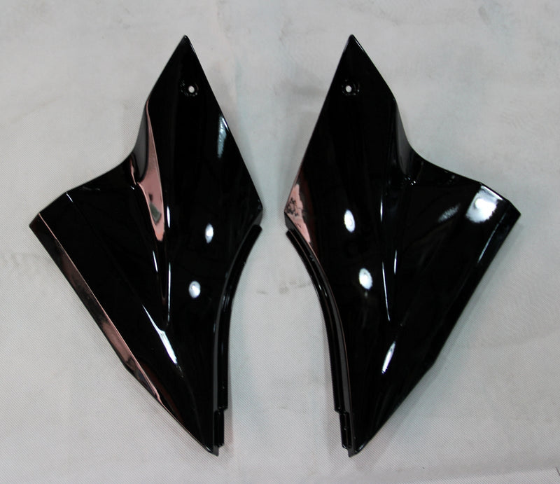 Fairings 2006-2007 Kawasaki ZX 10R أسود أحمر لهب عام