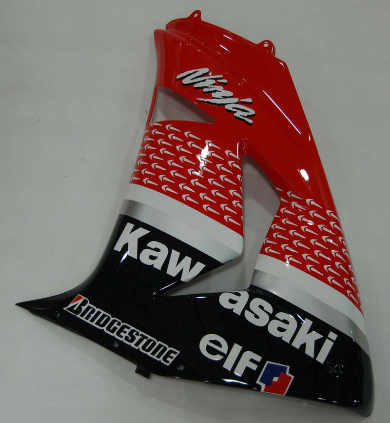 Fairings 2006-2007 Kawasaki ZX 10R أحمر أسود رقم 56 ناكانو عام