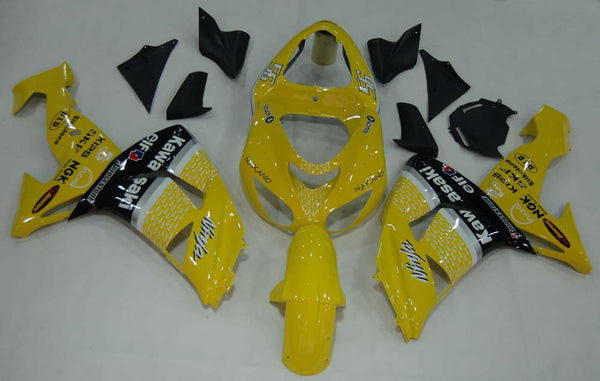 Carenados 2006-2007 Kawasaki ZX 10R Amarillo Negro No.56 Nakano Genérico